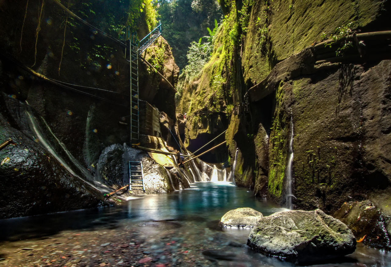 SCENIC VIEW OF WATERFALL