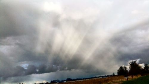 Scenic view of cloudy sky