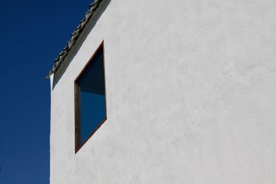 Low angle view of building against clear sky