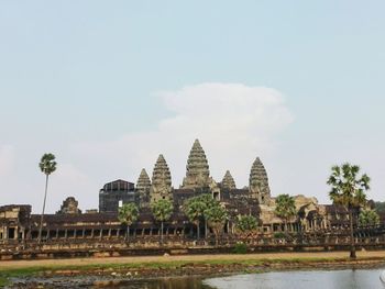 View of temple against sky