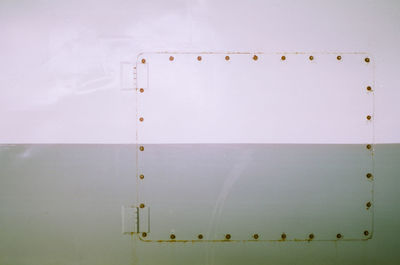 Full frame shot of patterned hanging against wall