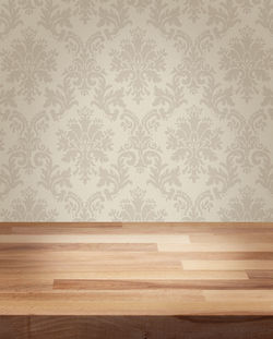 View of hardwood floor against wall