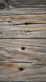 Full frame shot of wooden table