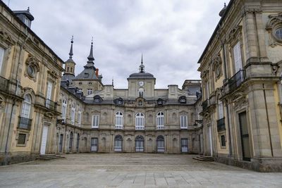 Buildings against sky in city