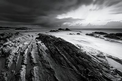 Panoramic view of landscape against sky