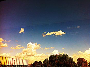 Low angle view of built structure against the sky