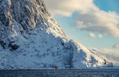 Winter scenery of lofoten