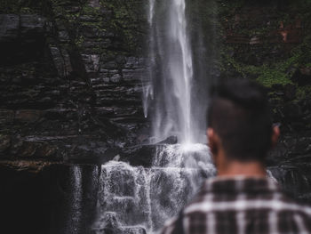 View of waterfall