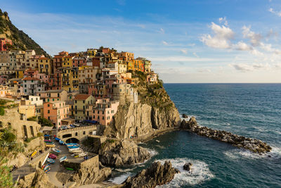 Panoramic view of sea against sky