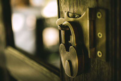 Close-up of machine part