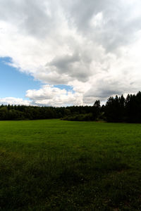 Scenic view of landscape against sky