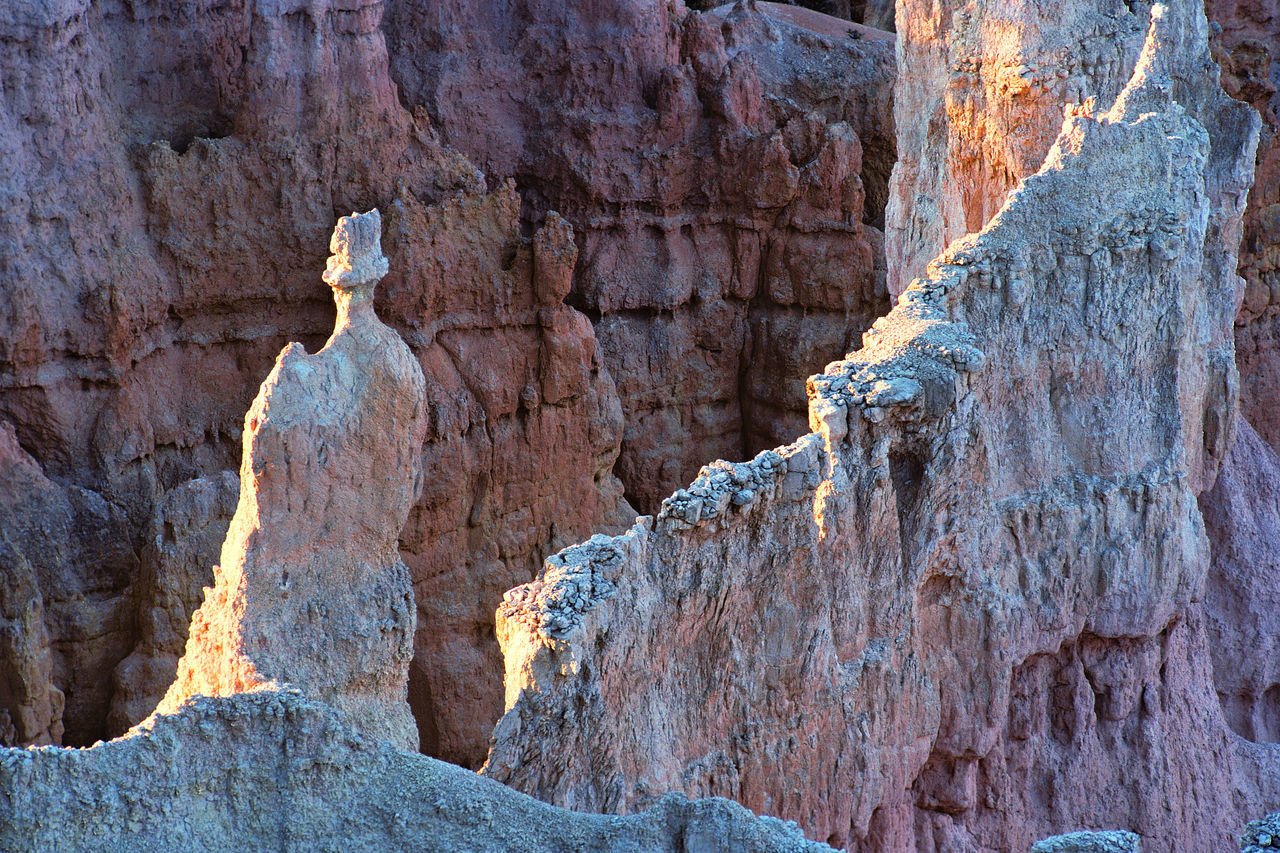 CLOSE-UP OF ROCK FORMATION