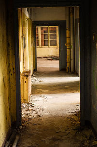 Entrance of old building