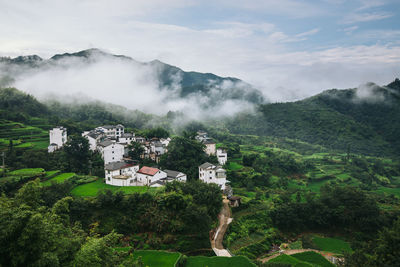 Village in the mountains