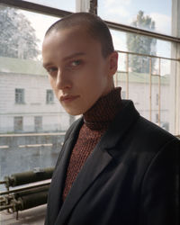 Portrait of young man