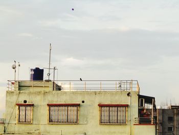 Low angle view of building against sky