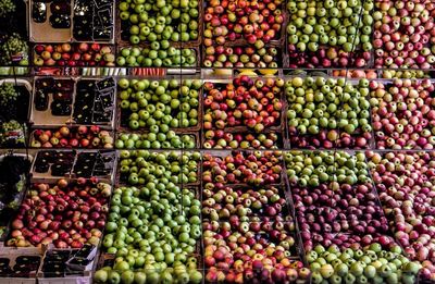 Full frame of market stall for sale