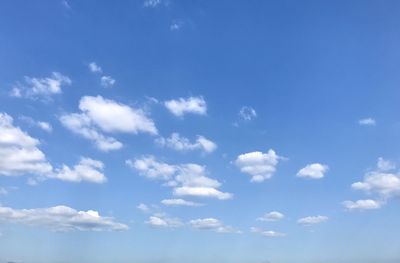 Low angle view of clouds in sky