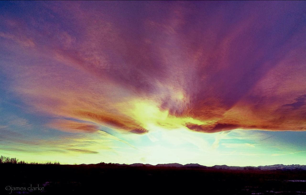 tranquil scene, scenics, sky, tranquility, beauty in nature, silhouette, sunset, landscape, cloud - sky, nature, dramatic sky, idyllic, cloudy, cloud, mountain, non-urban scene, dusk, weather, outdoors, majestic