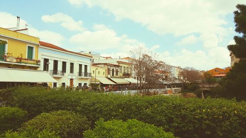 Buildings against sky