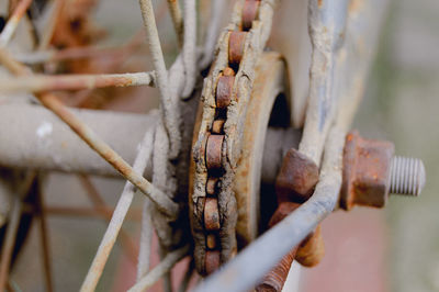 Close-up of rusty metal