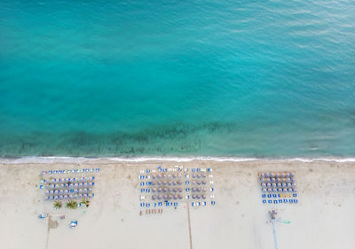 Aerial view of beach