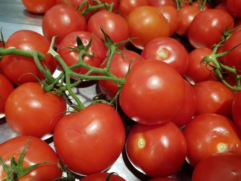 Close-up of tomatoes for sale in market