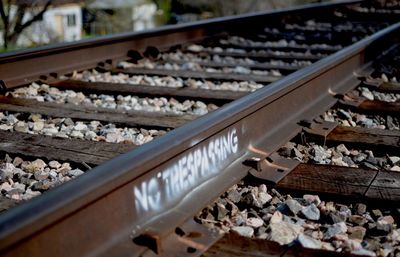 View of railroad tracks