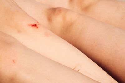 Close-up of human hand
