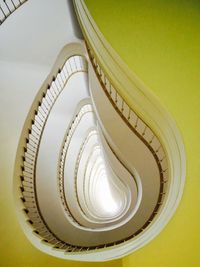 Close-up of spiral staircase