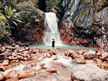 Pulangbato falls in valencia, negros oriental