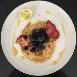 Close-up of served food