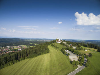 Panoramic view of landscape against sky