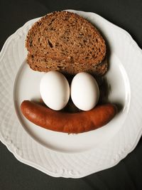 Close-up of served food