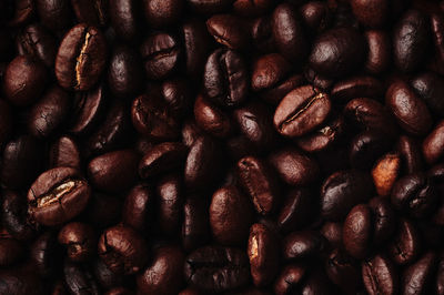 Full frame shot of coffee beans