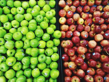 Full frame shot of fruits for sale at market stall