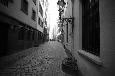 Street amidst buildings in city