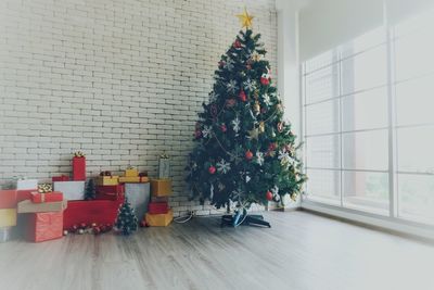 Christmas tree at home