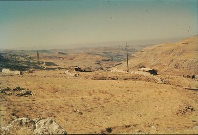 Scenic view of landscape against clear sky