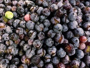 Full frame shot of grapes