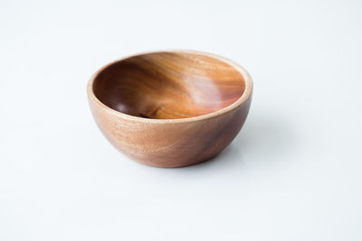 High angle view of coffee on white background