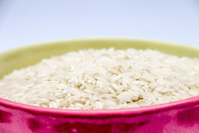 Close-up of rice in bowl