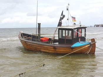 Boats in sea