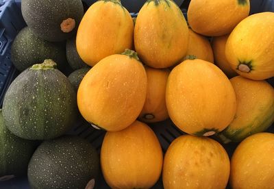Full frame shot of fruits in market