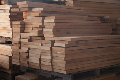 Full frame shot of wood stack