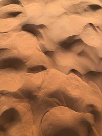 Full frame shot of sand dunes