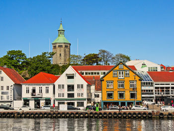 View of buildings at waterfront