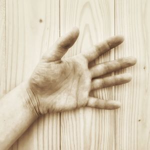 Close-up of human hand