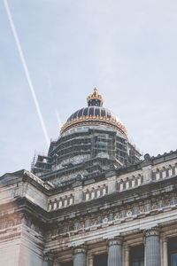 Low angle view of building against sky