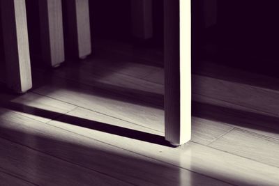 View of empty subway